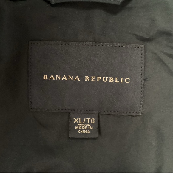 Banana Republic Navy Nylon Lightweight Bomber Jacket, Size XL - Picture 3 of 9